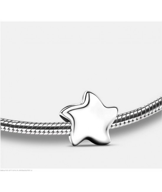 Bead: Angelic Star Silver - Rhodium Plated