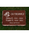 Red Polished Flat Marker #103