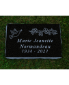 Black Polished Flat Marker #104