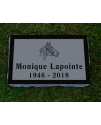 Black Unpolished Flat Marker #119